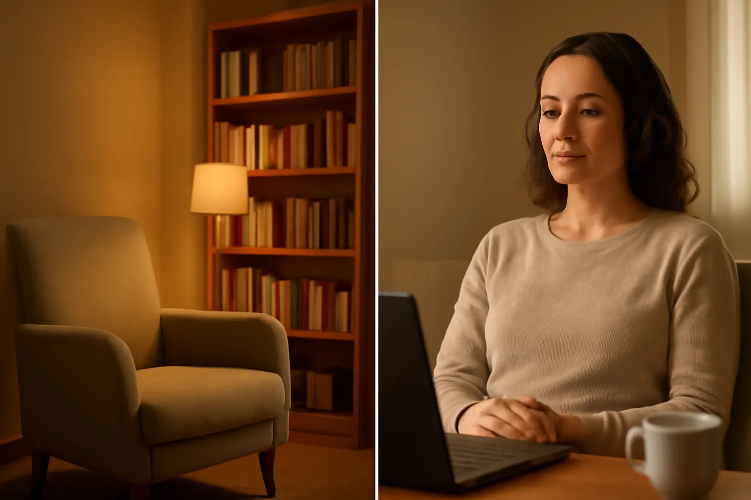Primeira sessão: o que esperar na terapia online e presencial com o psicólogo